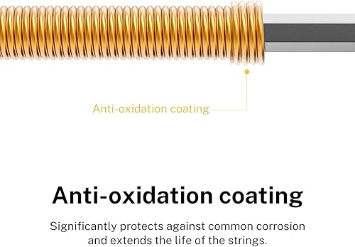 Miniatura 8 de Donner Acoustic Guitar for Beginner Adult Full Size Dreadnought Acustica Guitarra Starter Bundle Kit with Light Acoustic Guitar Strings 5-pack