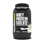 NutraBio 100% Whey Protein Isolate Protein Powder, 25g Protein with Complete Amino Acid Profile, Non-GMO, Soy & Gluten Free, Low Carb, Low Calorie Whey Protein Powder, Raw Unflavored, 2 Lbs