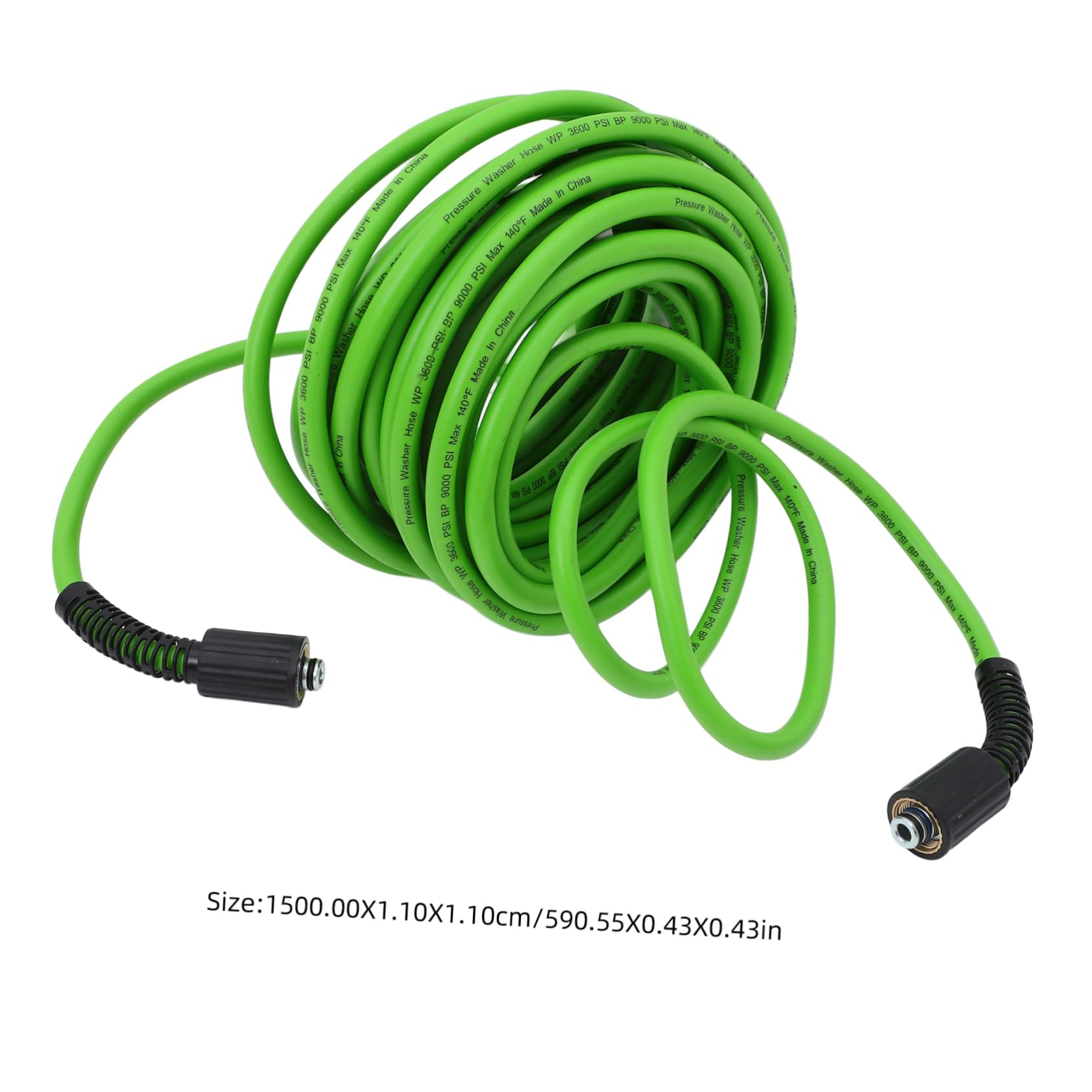 Mikinona Explosion-Proof Water Pipe 15m Pressure Washer Extension Hose Washer Cleaning Tube Outdoor Cleaning