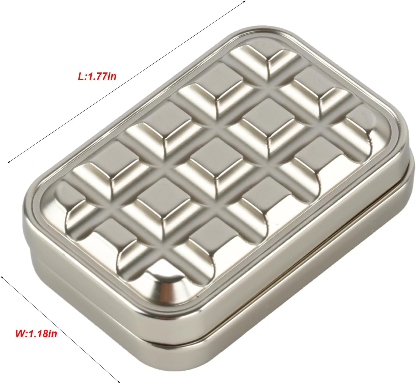 SJZDNNTU EDC Fingertip Metal Fidget Toys Adults EDC Fidget Slider Fidget Toys Decompression Toy ADHD Anxiety Stress Relief Crisp Haptic Sound Cool Gadgets Office Desk Toy-Silver