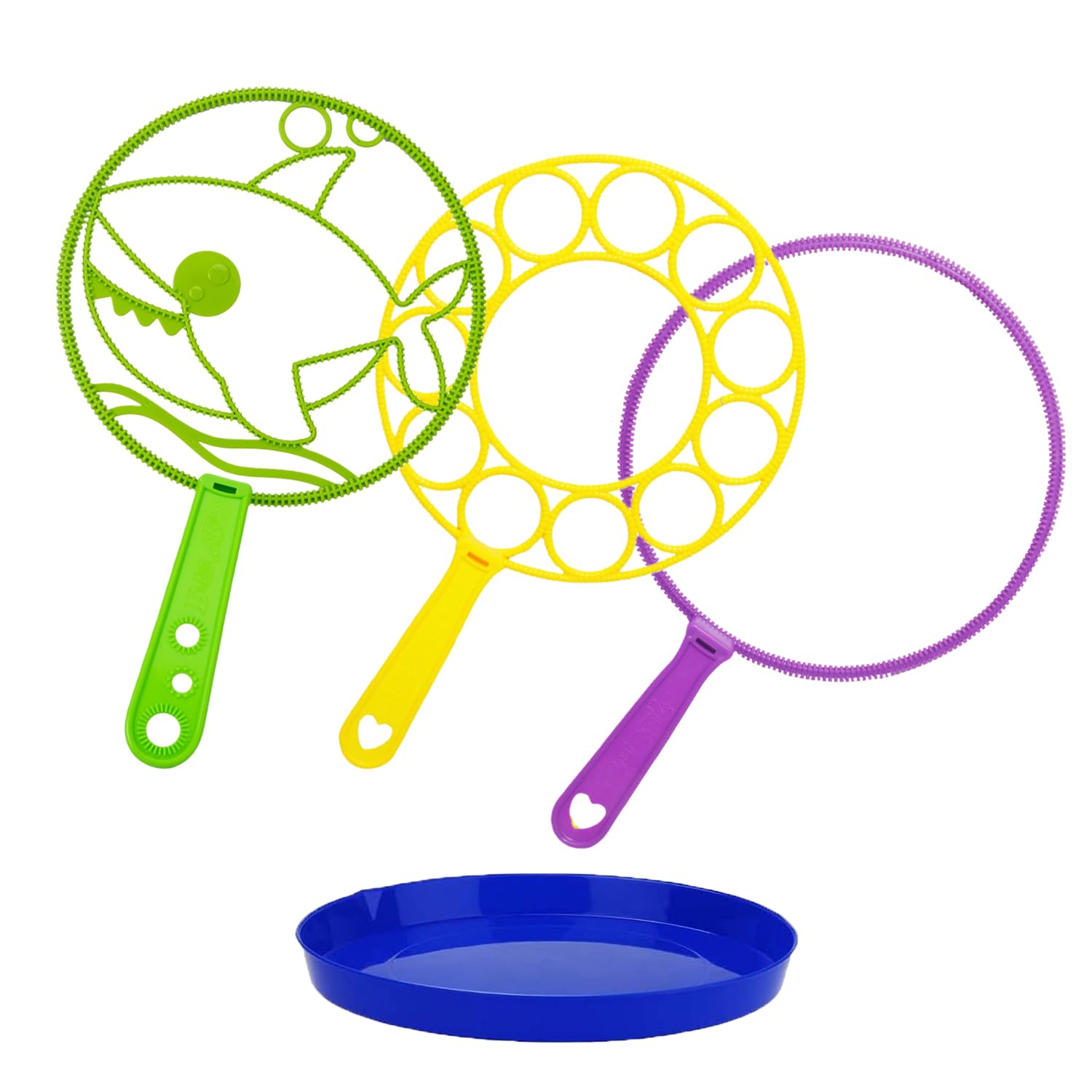 GEPROSMA Large Bubble Wands Multipack Bubble Machine for Kids Toddlers,32CM Giant Big Bubble wands Maker kit with Small Bubble Tubes Blower,Bubbles party bag fillers,Outdoor Garden Toys
