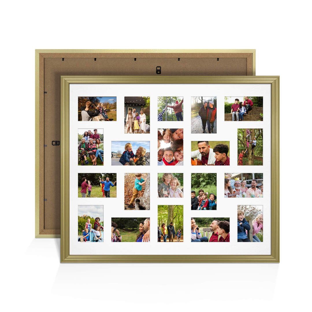 Procut Global 80x70cm Classic Photo Frame For Multiple Pictures - Gold