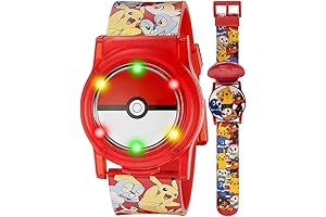 Pokémon Party Quartz Flip Open Red Wrist Watch