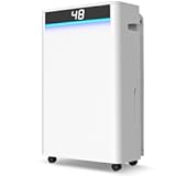 5500 Sq&period;Ft Dehumidifier&comma; KeepGlad Dehumidifier Max 98 Pint&sol;D&comma; Dehumidifiers for Home with Drain Hose&comma; Smart Compressor with Intelligent Humidistat&comma;Three Modes&comma; for Basement&comma; Bedroom&comma; Bathroom