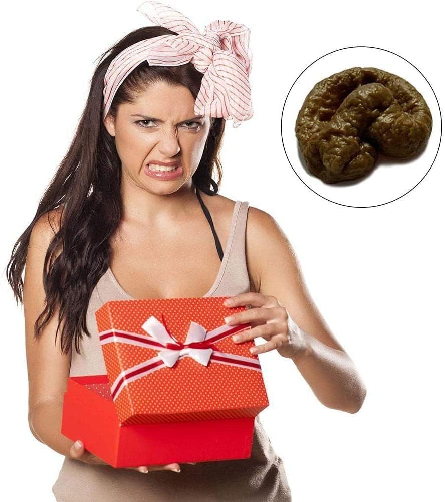 Pchnfei 1Pc Fake Poopy Toy, Sproof Realistic Fake Poop, Brown Novelty Floating Fake Poop Toys for April Fools' Day Prank - Image 4