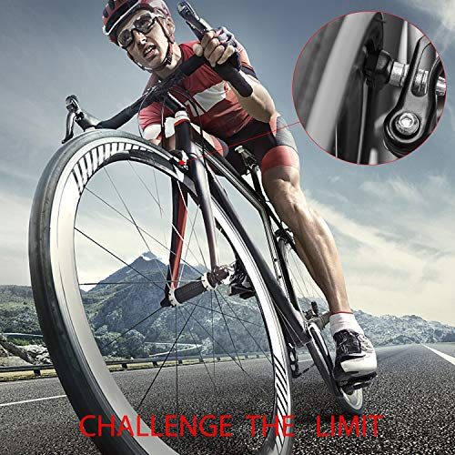 Bike Brake Pads Brake Kit Brake Shoes Pads Cable Guide Protector 8 In One 70Mm Bicycle V-Brake Pad Set Work With All Shimano Sram Mtb V-Brake System 2Pairs(4Pcs) - Blue #TOP6