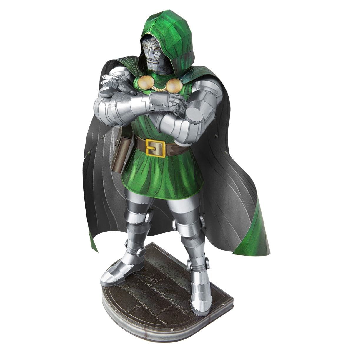 Fascinations Metal Earth Premium Series Marvel Doctor Doom Kit de modélisme 3D en métal avec pince à épiler