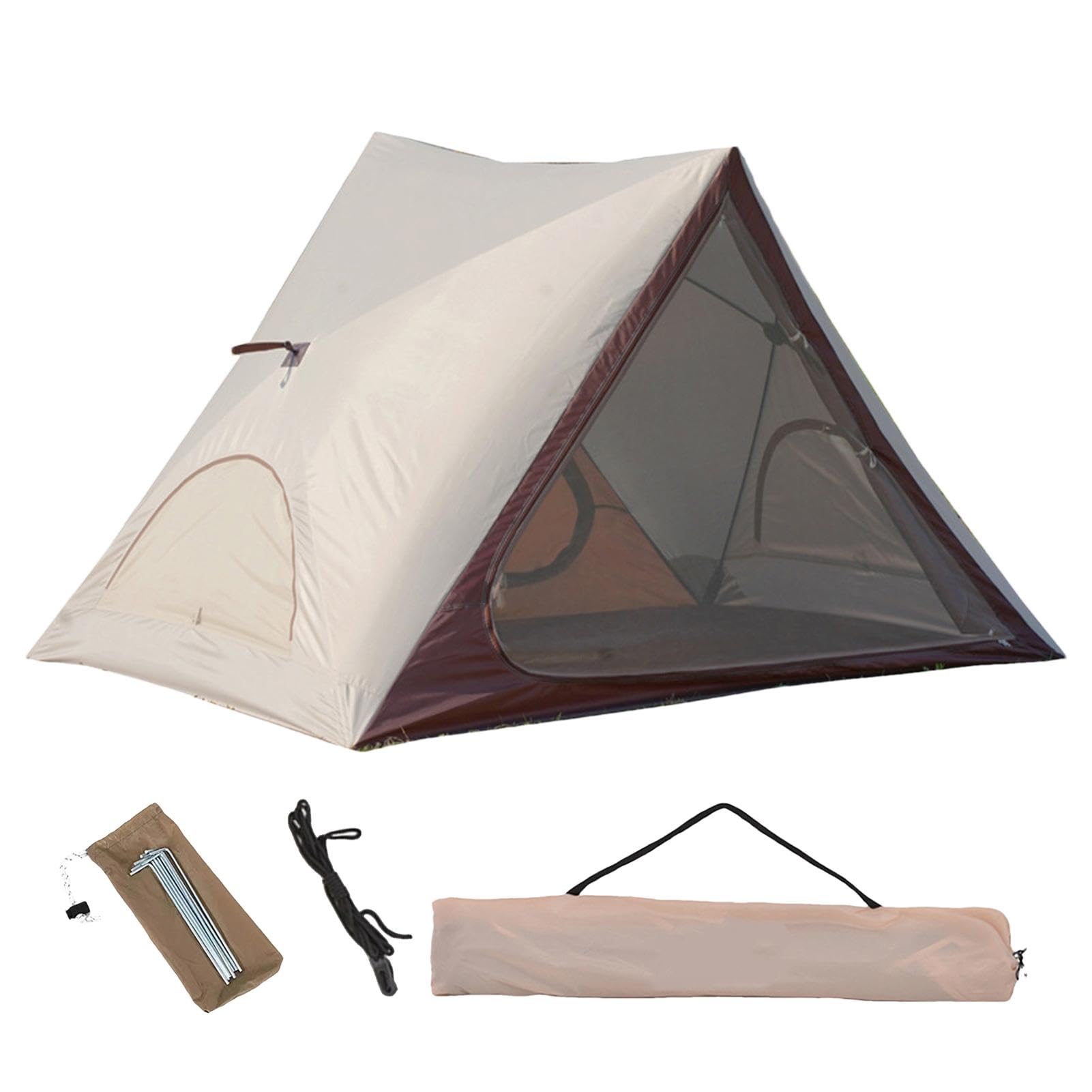 Tente de camping facile à installer avec abri haute protection UV - 8