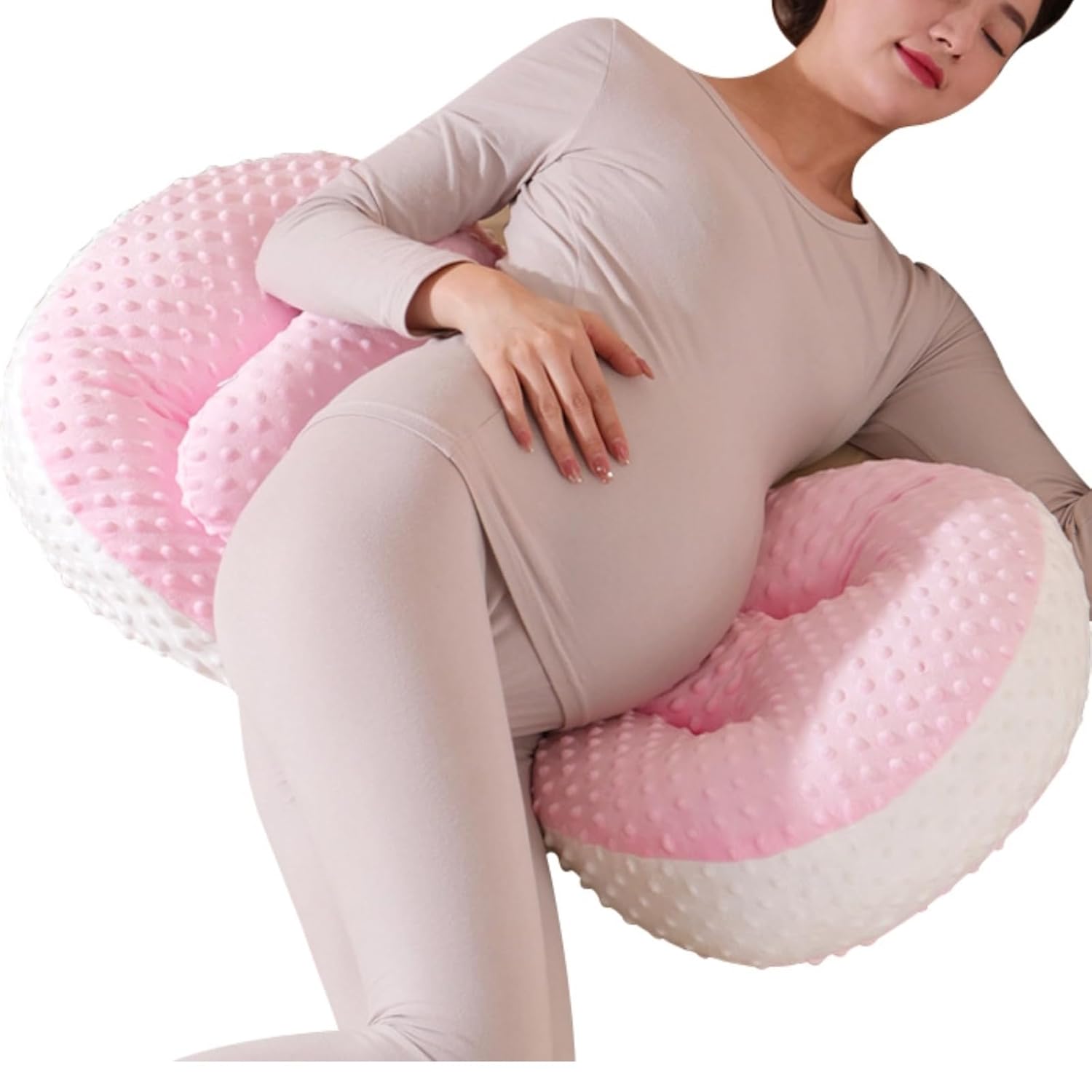 Pregnancy Pillows for Sleeping, U Shaped Full Body Pillow for Pregnancy Women,Maternity and Nursing Pillow Support for Belly, Back, Legs, Hips (Blue)