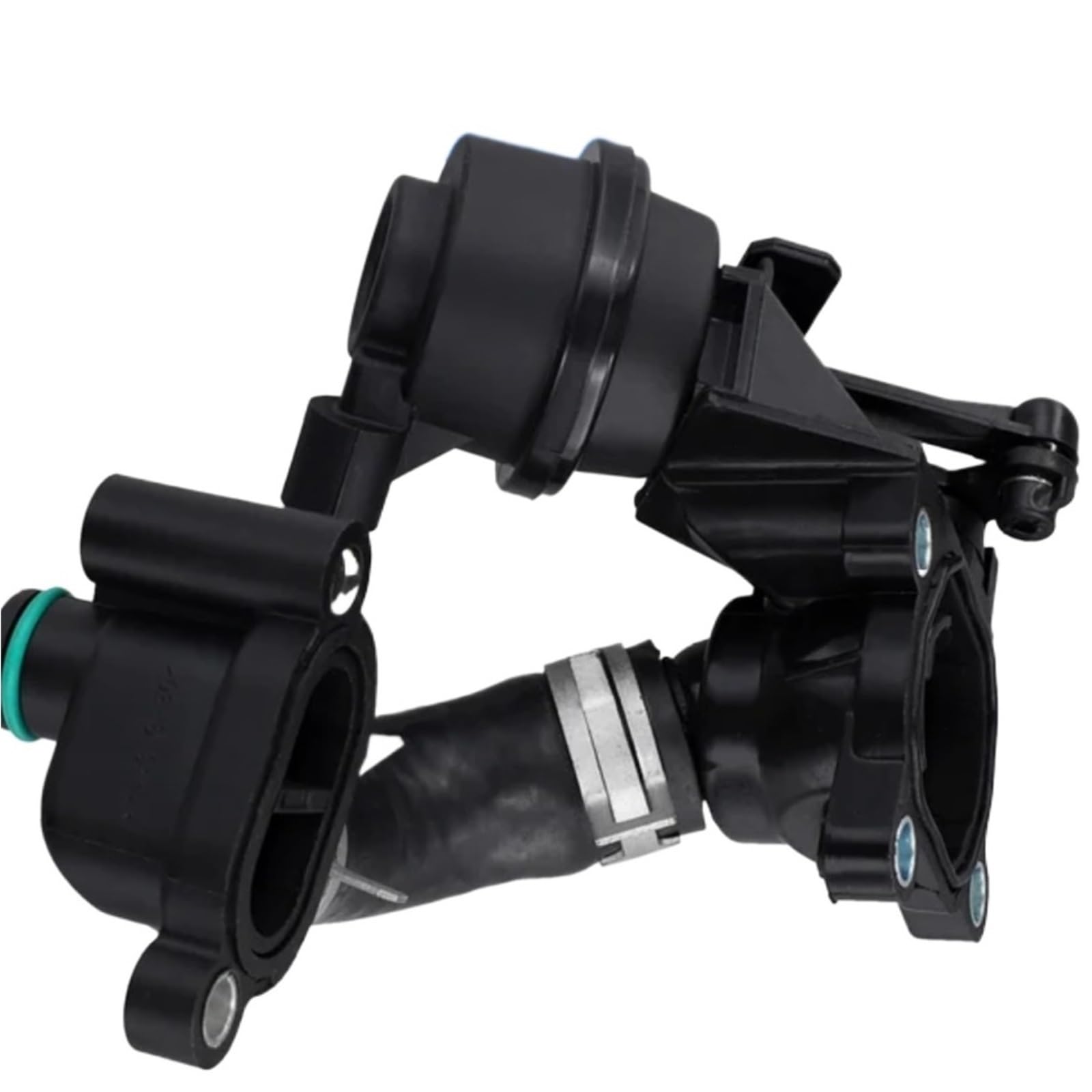Coolant Thermostat Housing Compatible With Porsche For Cayenne 2013 2014 2015 059121737AK 5810673704 95810673700 95810673702 95810673703 Thermostat Housing Assembly