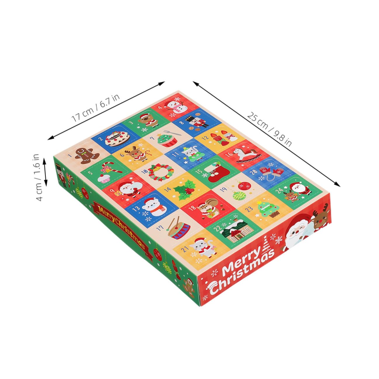 MOBUTOFU Adventskalender zum Befüllen 15 Stück mit 24 Fächern aus Robustem Material Selbstgemacht Geschenkboxen für Kinder und Familien Weihnachtsaktivitäten 2025