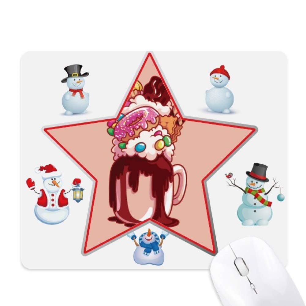 Tapis de souris étoile antidérapant contre les douleurs au poignet - 5