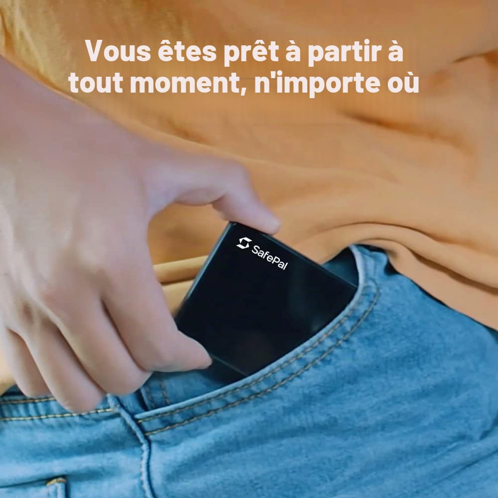 SafePal S1 - Portefeuille matériel de crypto-monnaie, stocke en toute sécurité les clés privées, stockage à froid pour Bitcoin, Ethereum et plus de jetons, NFT, graines et actifs cryptographiques