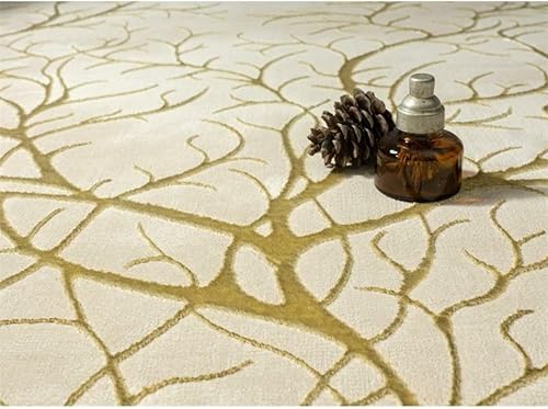 Miniatura 3 de Alfombra decorativa para sala de estar, dormitorio, pasillo de baño u oficina, lavable a máquina, diseño floral que añadirá un toque elegante a tus