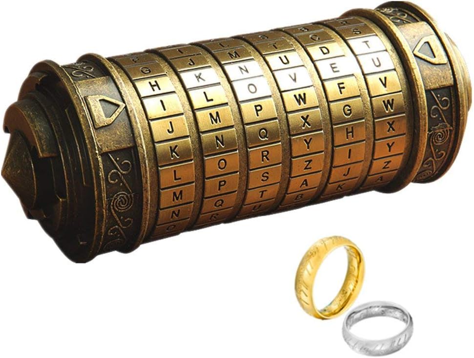 HHuin Code Toys - Candados de metal Cryptex para regalo de boda