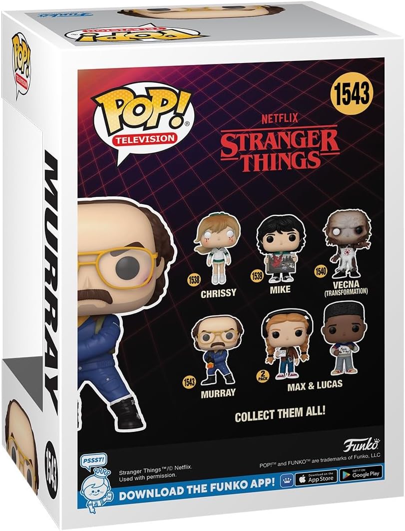 Funko POP! TV: Stranger Things - Murray Bauman - Jamaica | Ubuy