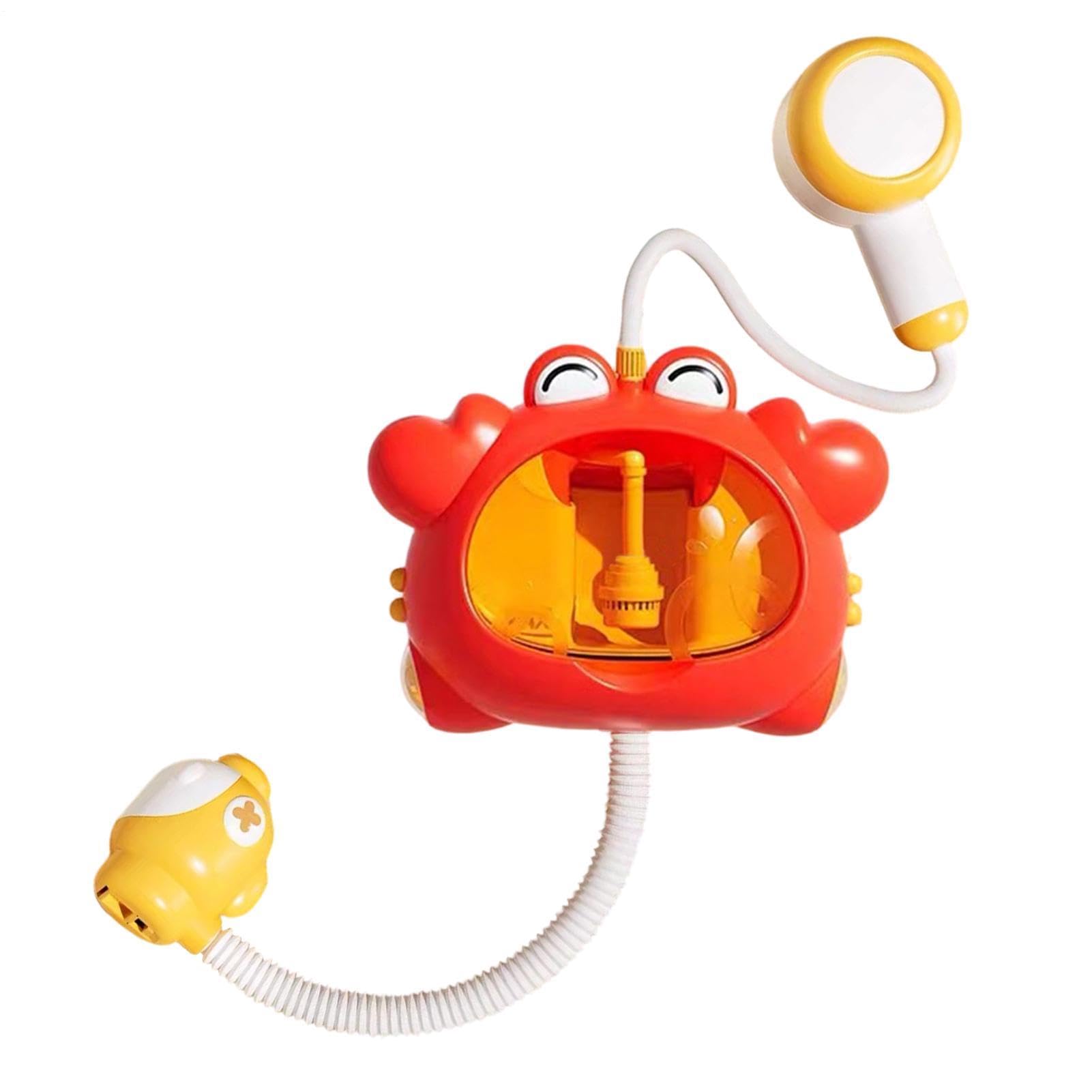 Testa Doccia Giocattoli Acquatici Da Bambini Giocattolo a Forma di Granchio | Spruzzatore Doccia Per Bambini Per Bambini Ragazze Ragazzi Bagno Vasca Viaggio
