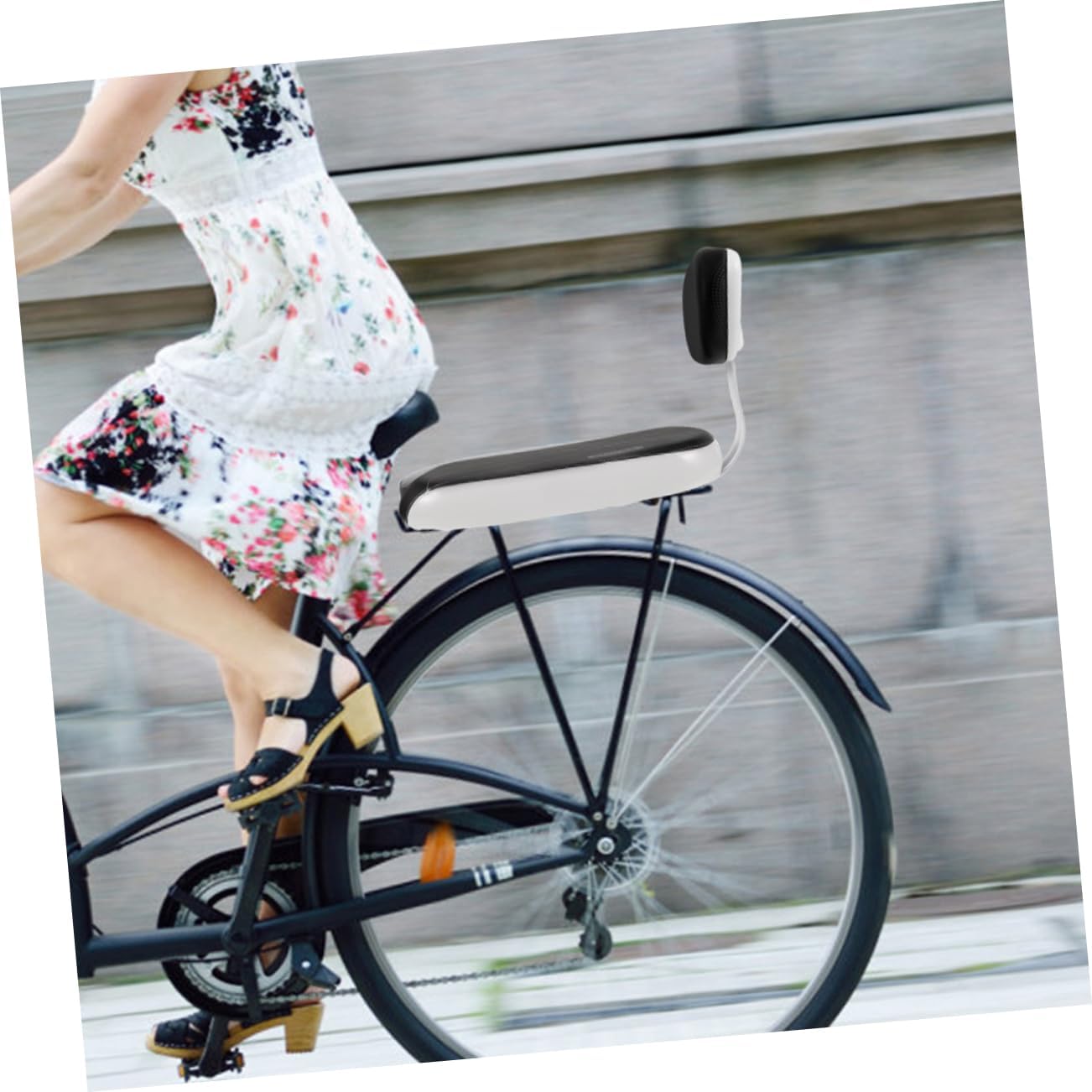 Mountain Bike Rear Saddle Seat Cushion Bike Seat for Boys and Girls Back Rest Comfortable Accessories and Sponge