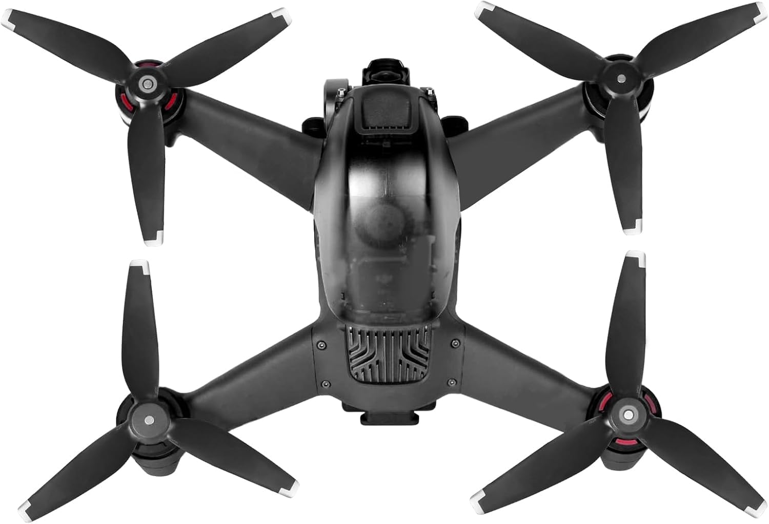 4 szt. śmigła FPV, Silent Flight, składany dron FPV 5328S, akcesoria do wymiany drona, niski poziom hałasu i stały śmigło FPV (srebrne)