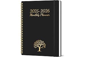 2025-2026 Monthly Planner: Your Must-Have Spiral Bound Calendar