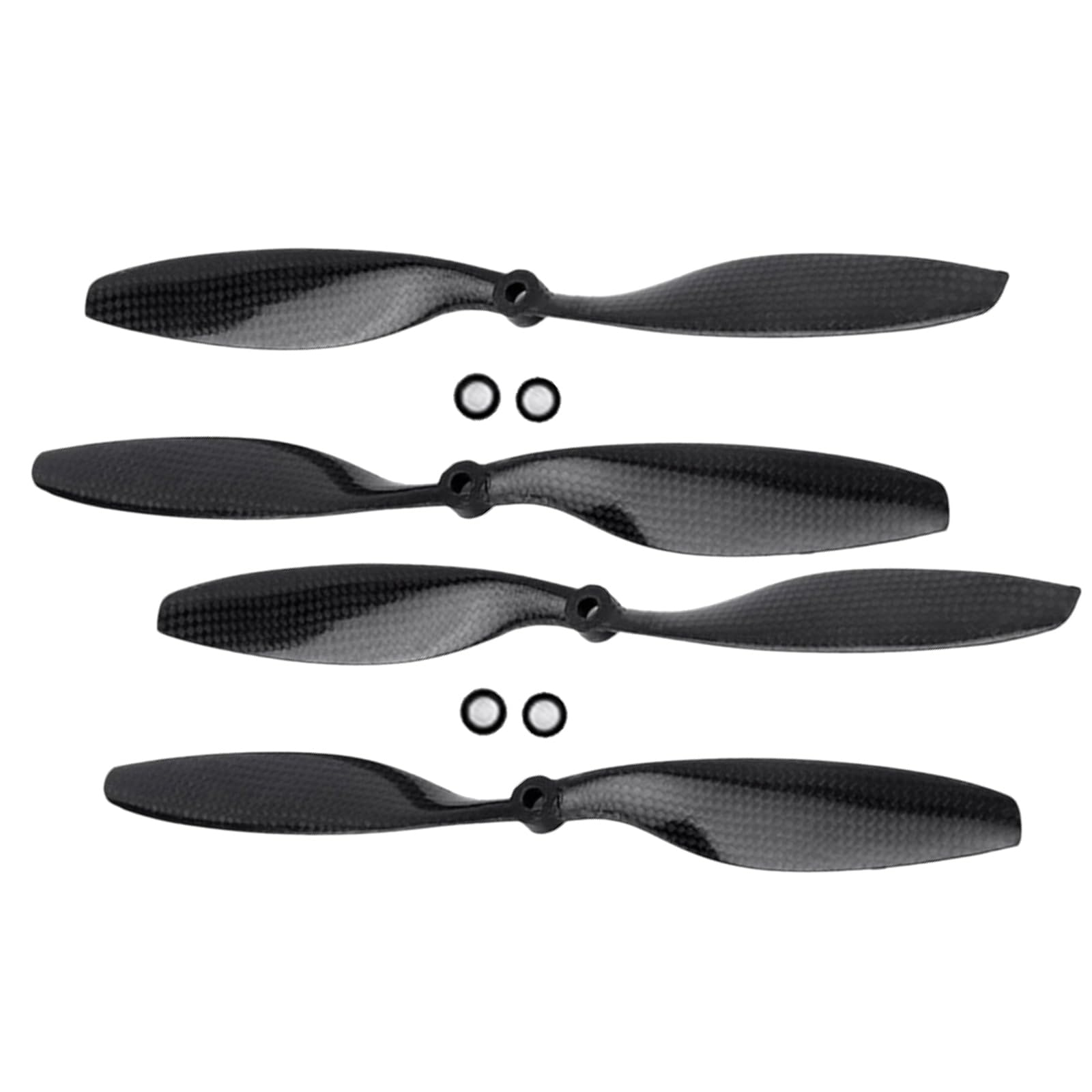 ZEZEFUFU 2 Pairs Drone Airplane Propeller 1045 Carbon Fiber CW CCW Porps for F450 F550 Quadcopter Spare Parts Accessories