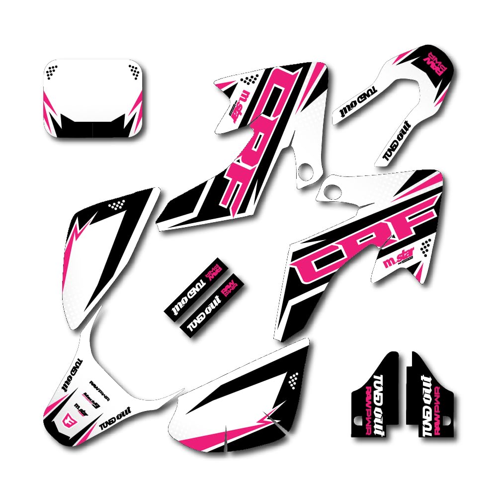 Amazon.com: Pink Shift Graphic Kit fits Honda 04-12 CRF50 Shroud