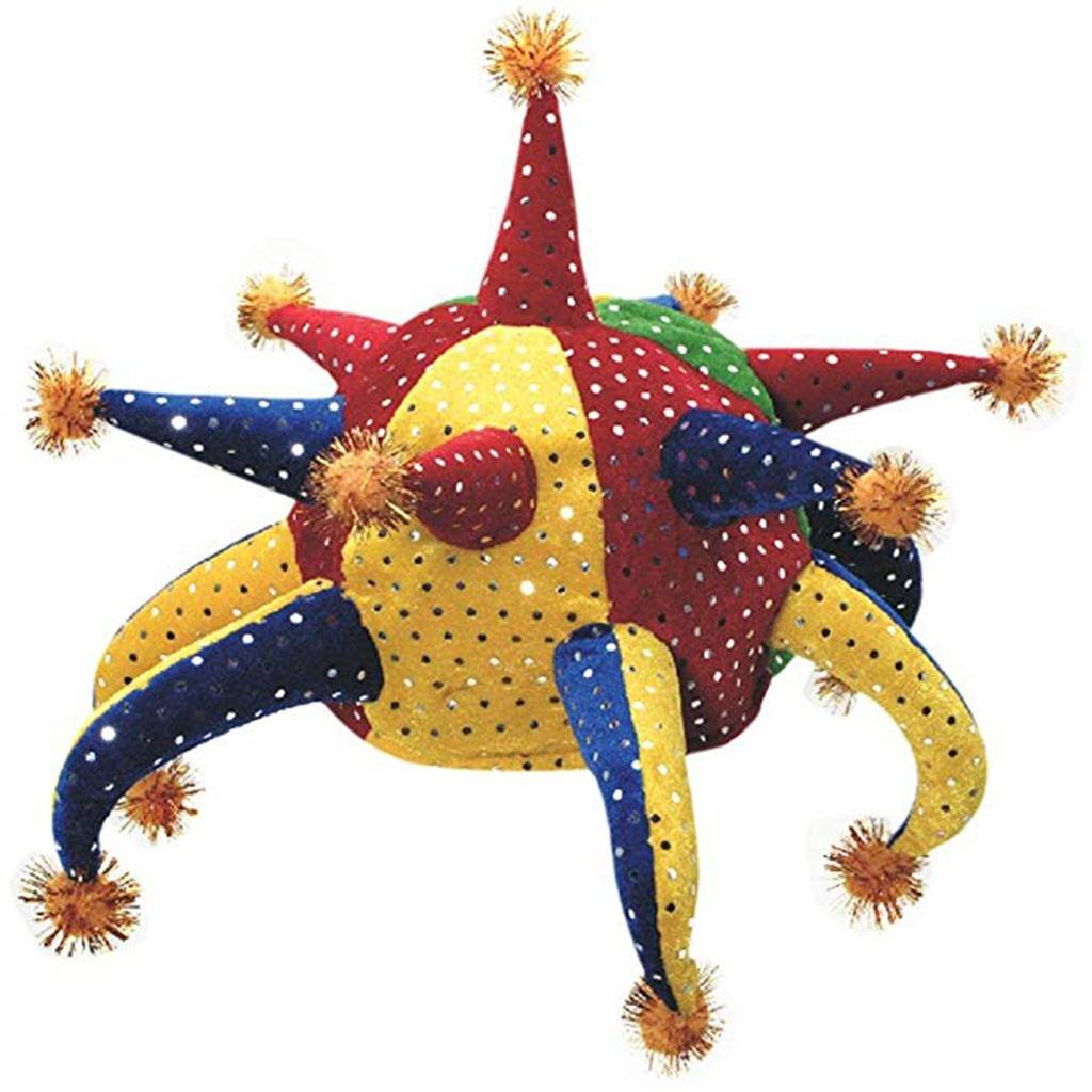 Jacobson Hat CompanyAdult's Colorful Jester Costume Hat