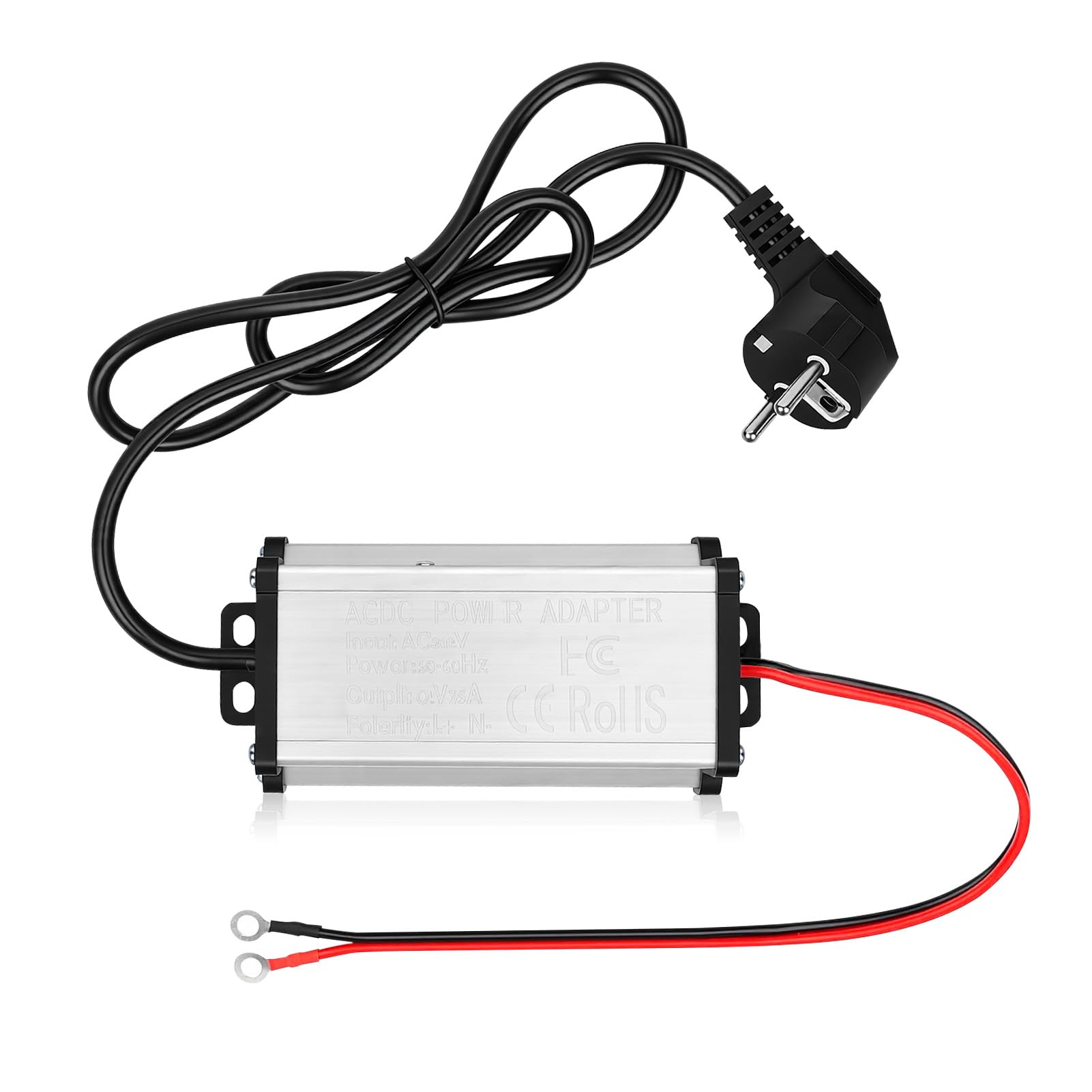 Convertitore da 220V a 12V, Adattatore di Alimentazione per riscaldatore, leggero e portatile Convertitore Di Tensione per roulotte, camper, illuminazione LED garage o interni