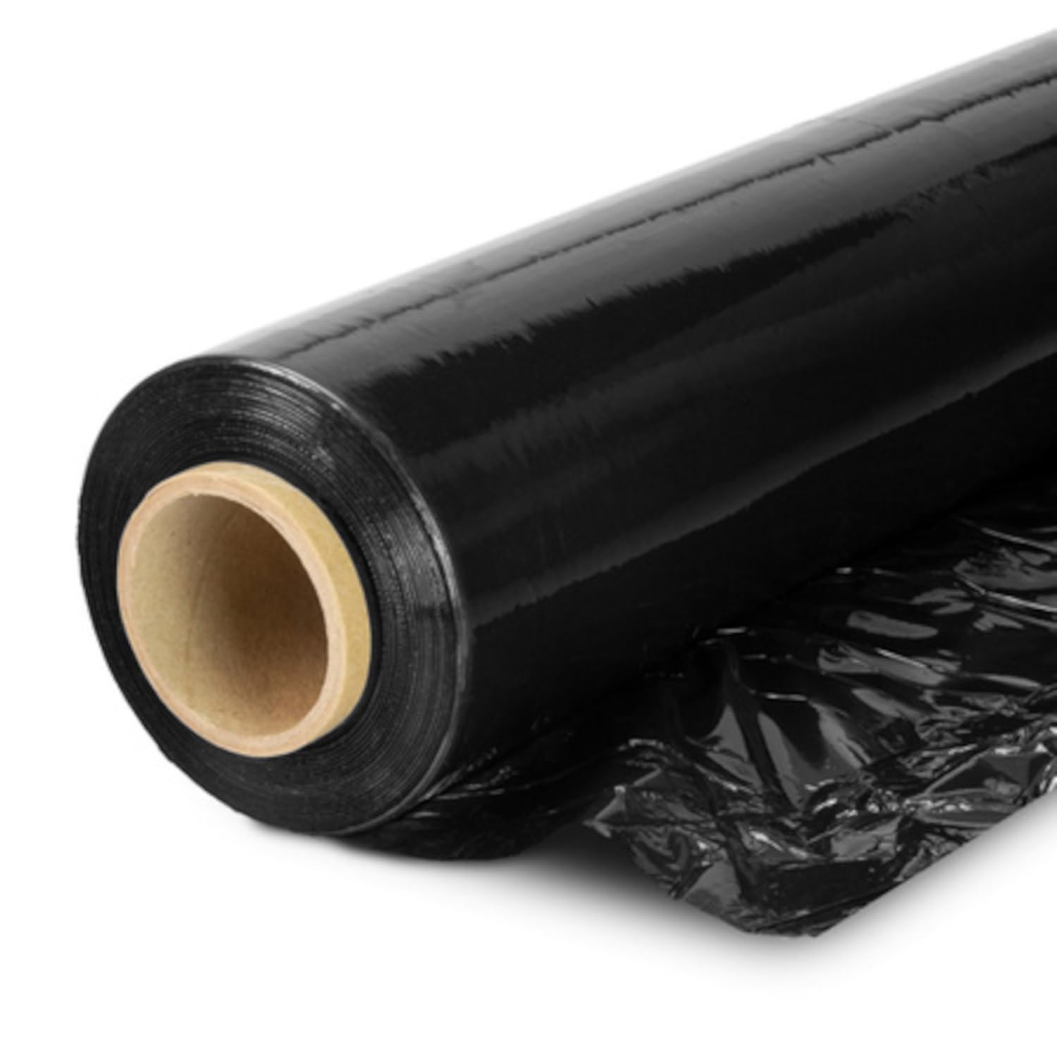 6 Rollen Stretchfolie Schwarz 23my 2,5kg 500mm Handstretchfolie Stretchfolienrolle Palettenfolie Umzugsfolie Strechfolie Wickelfolie - gedeht über 350m Länge - Folie für Möbel - Folie für Umzug
