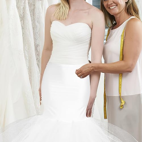 Miniatura 3 de BESTOYARD Enagua de sirena trompeta, cola de pez de sirena, enagua de crinolina, para vestido de novia de sirena