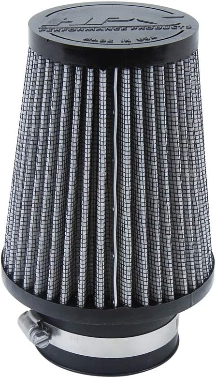 HPS Performance Air Filter 2.75" ID, 5.75" Element Length, 7.5" Overall Length, Gray, (HPS-4296)