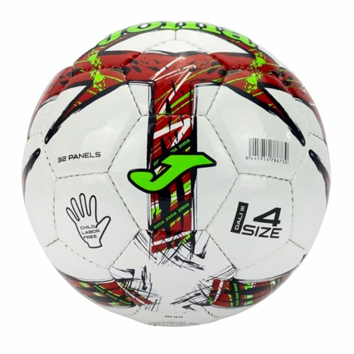 Joma Dali III Ball 401412-206, Unisex Footballs, White, 5 EU