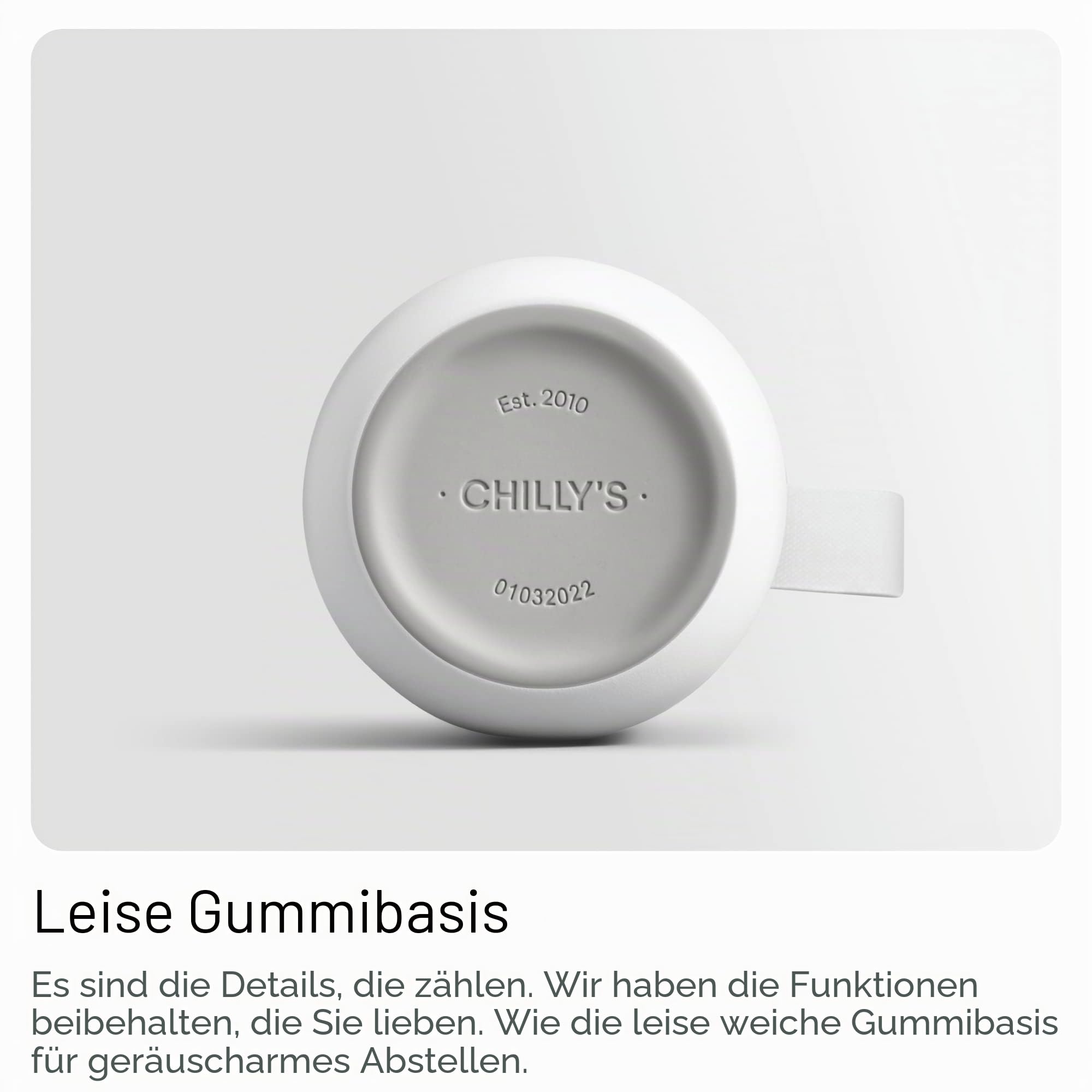 Chilly’s Series 2 Flip Trinkflasche mit Sportdeckel - Isolierflasche aus Edelstahl mit Trinkhalm, Trageschlaufe & Reinigungsbürste - kein Schwitzen
