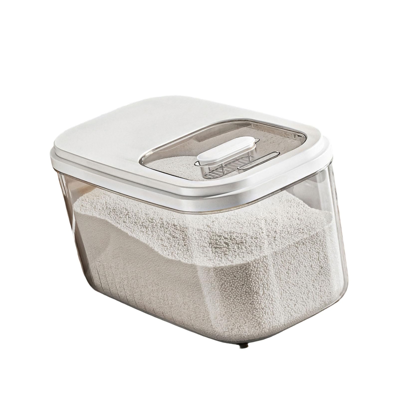 YWLUUOO Spacious Pet Food Container Sealed Lid Rice Dispenser Practical Large Capacity Kitchen Organiser Storage Box Slide Lid Rice Bucket