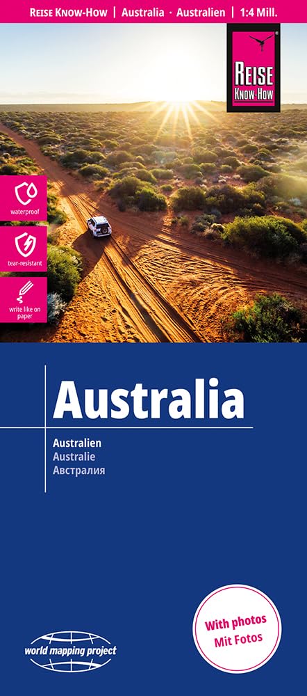 Reise Know-How Landkarte Australien | Australia (1:4.000.000): reiß- und wasserfest (world mapping project)