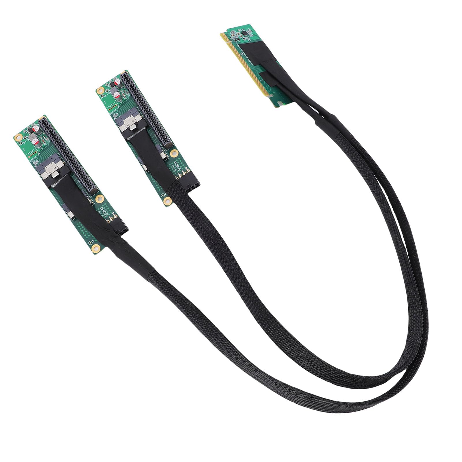 Vielseitiges PCIe 4.0-zu-SFF-8654-Extender-Adapterkabel, Hohe Leistung für Nahtlose Upgrades