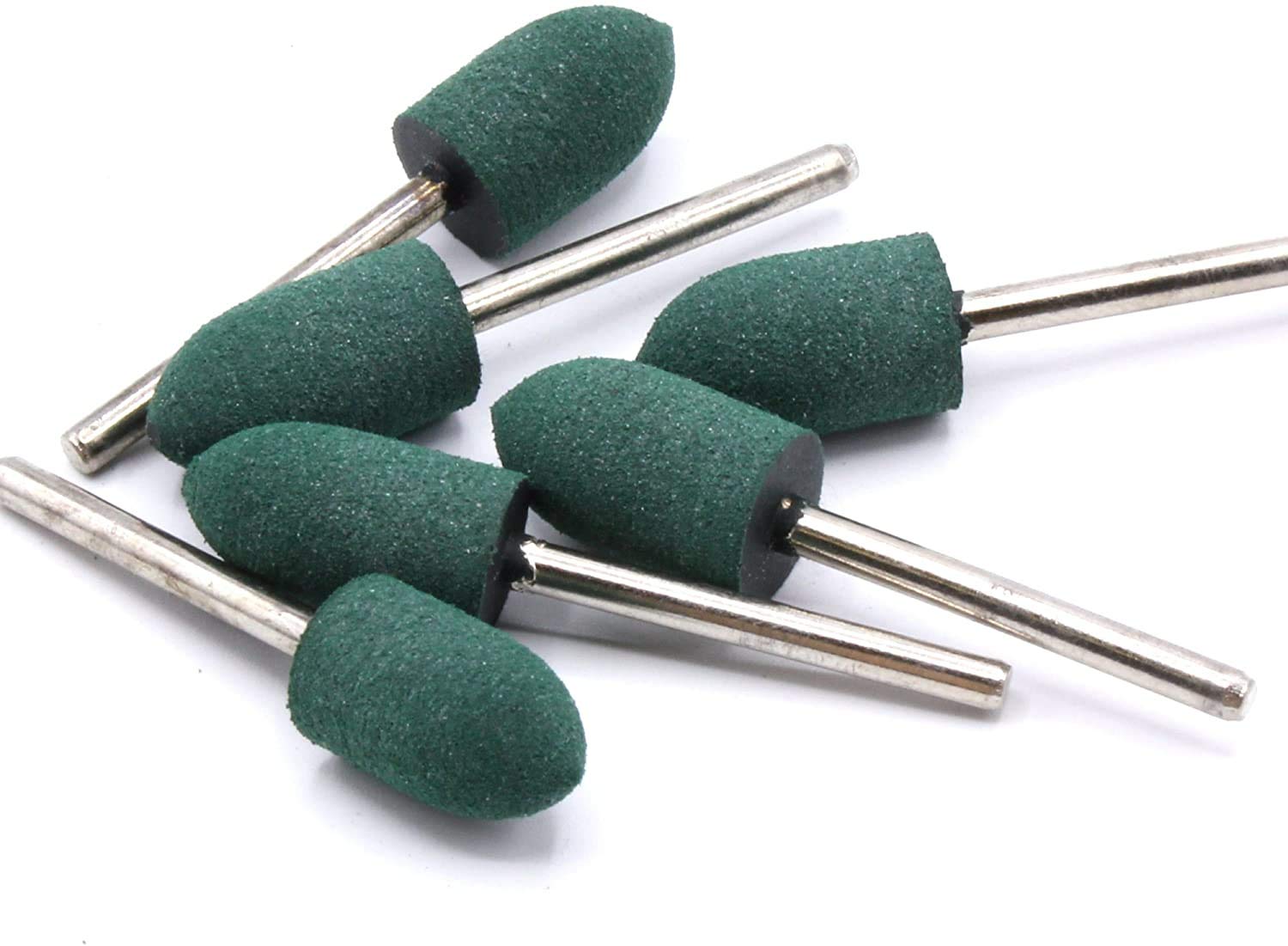 Armatron Grain 6X Rubber Grit Polishing Pins 10Mm For Dremel Proxxon Grinder Grinder Multifunction Tool