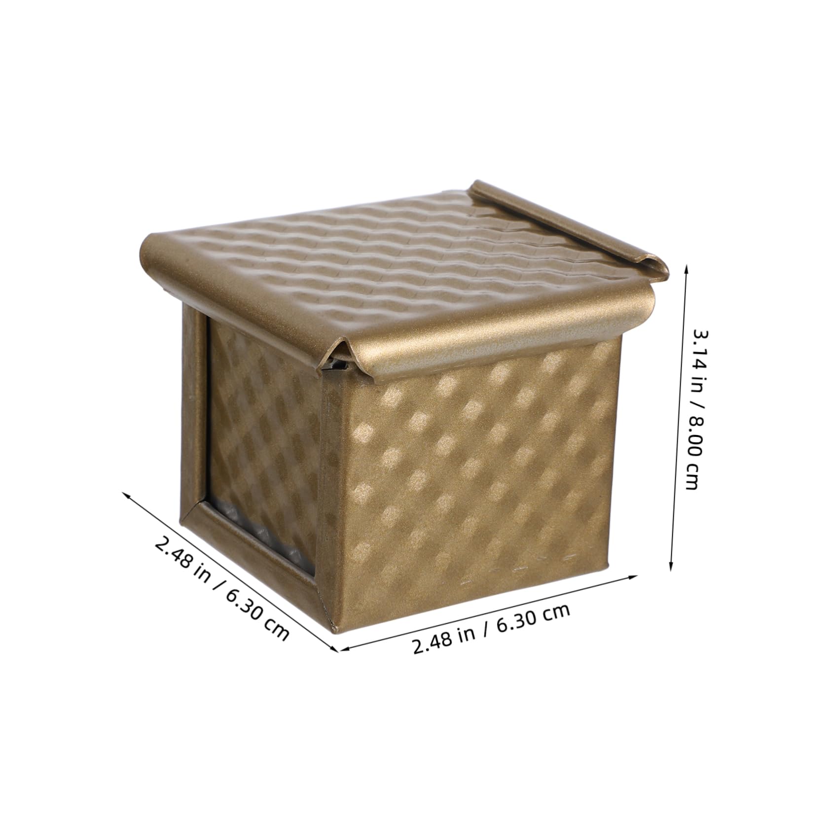 GRIRIW Non-stick Bread Molding Pan Loaf Pan Lid for Baking Metal Toast Cooking