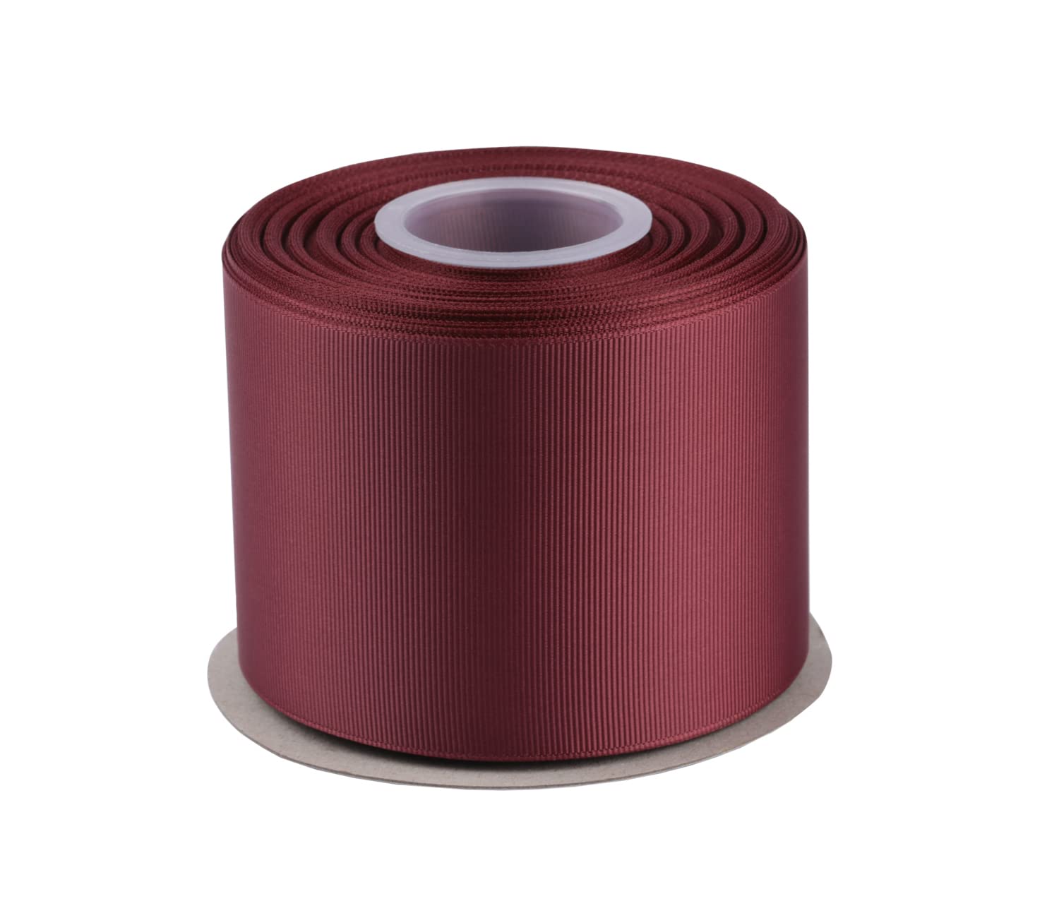75mm X 22M Solid Grosgrain Ribbon for Gift Wrapping Parties Wedding Decoration, Crafts Sewing(Burgundy)