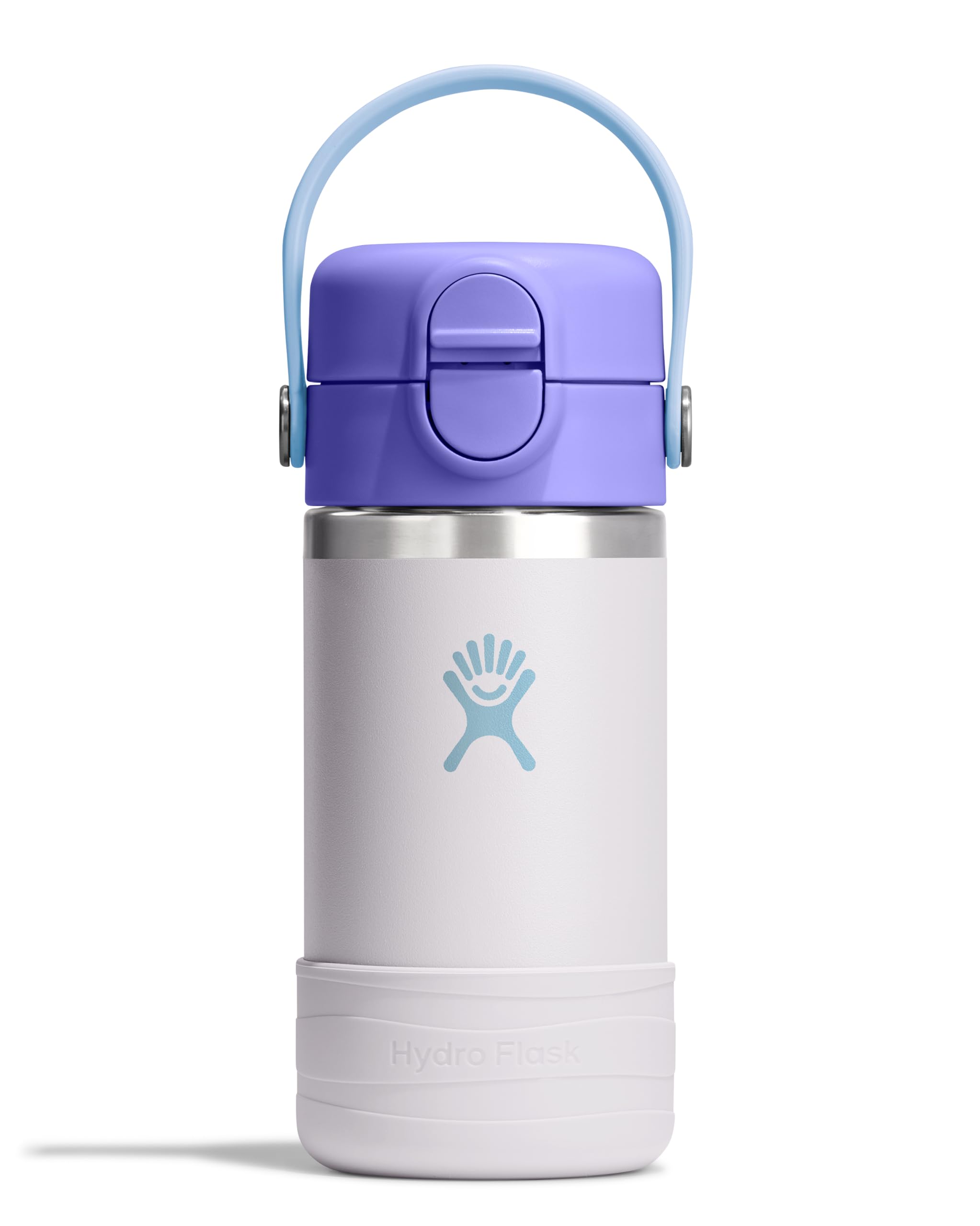 Kids Water Bottle for School - Stainless Steel and Insulated with Straw Cap - 12 Oz in Cl…