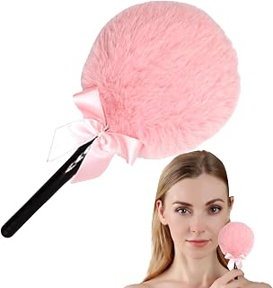 Body Powder Puff Dusting Applicator Makeup Tool Soft Fuzzy | Lollipop Loose Powder Puff Body Dusting Makeup Face Applicator Sensitive Skin for Home Travel Women Daily Use Date Work