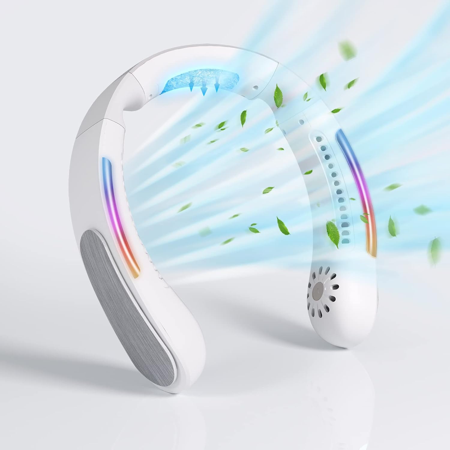 RSNMocha Neck Fan Portable Rechargeable Personal Fan for Women