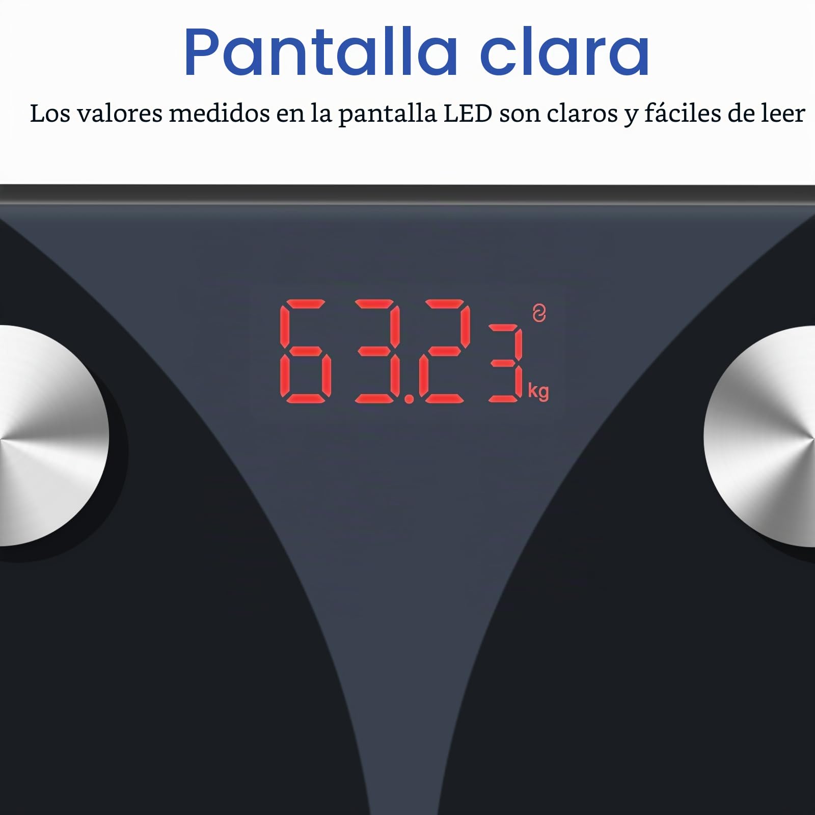 Etekcity Báscula de grasa corporal: precisión de hasta 0,05 kg