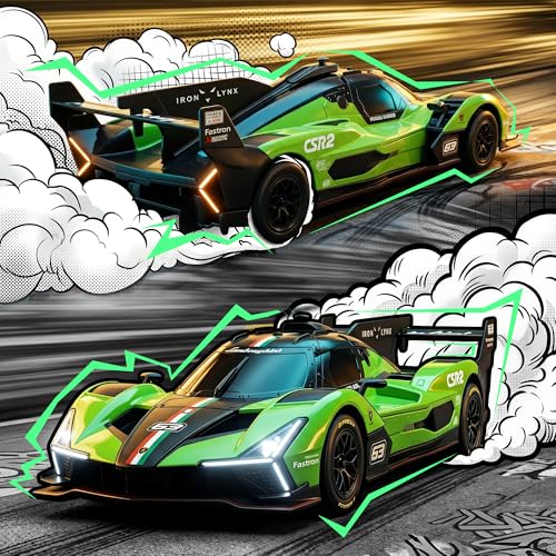 Image of BEZGAR 1:24 Official Licensed Lamborghini Le Mans RC Race Car