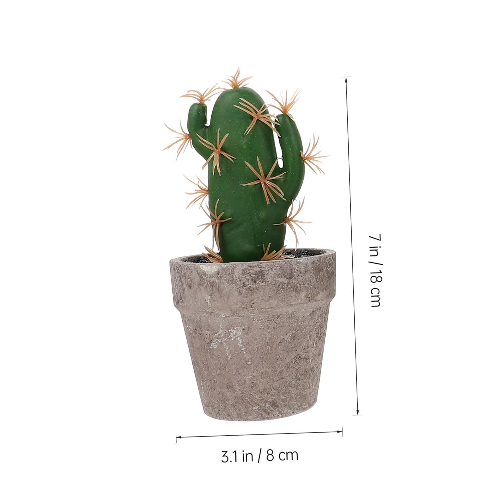 GARVALON Piante Grasse Artificiali per Ufficio e Soggiorno Aspetto Naturale Set 4 Pezzi in Vaso di Polpa e Plastica, Decorazione da Tavolo Verde e Facile Cura
