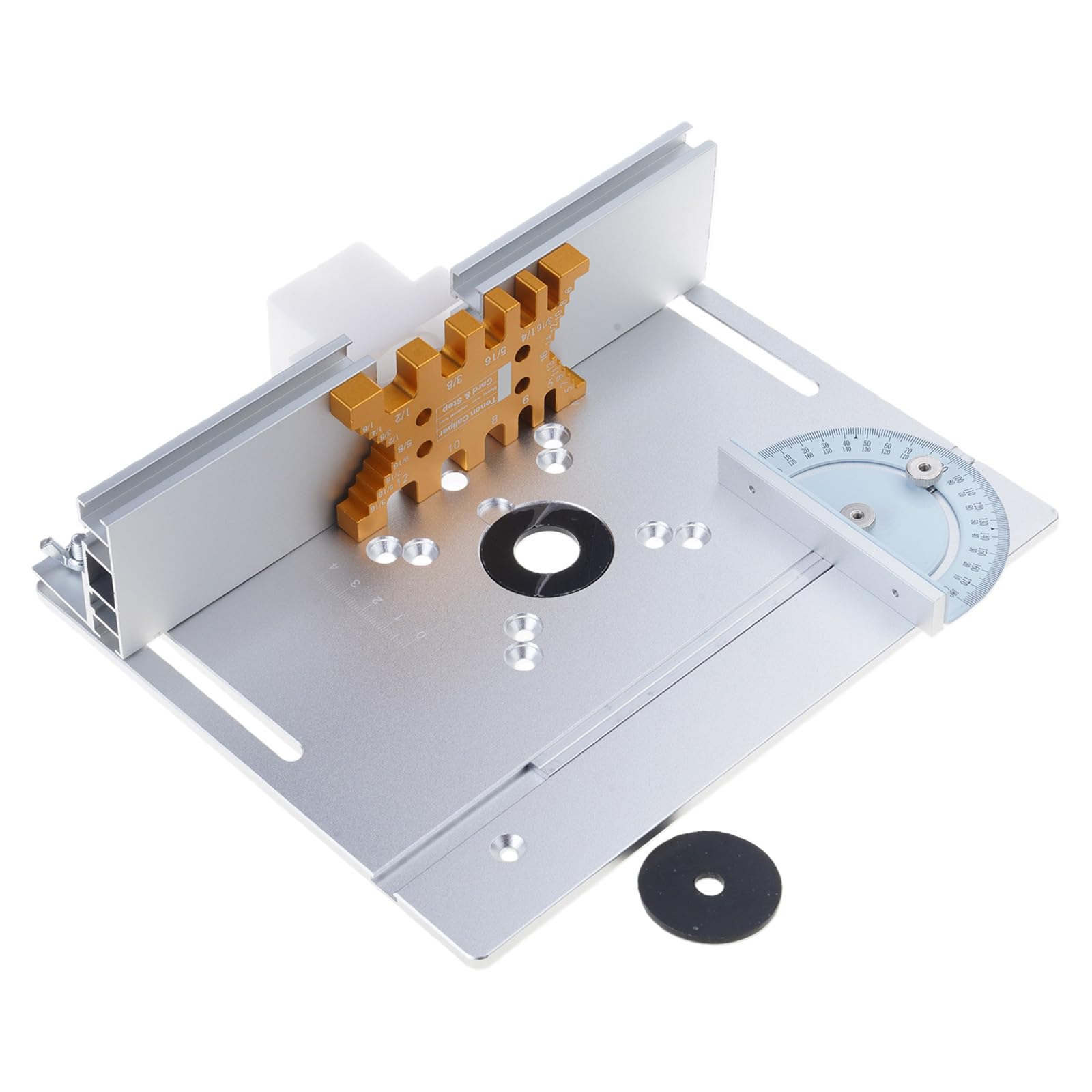 Multifunction Aluminium Router Table Insert Plate Woodworking Electric Wood Router Plate for Working Benches Table Insert Aluminum