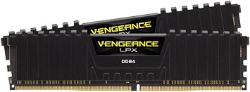 CORSAIR VENGEANCE LPX DDR4 Memory 32GB 2x16GB up to 3600MHz for AMD EXPO & Intel XMP CL18 Desktop PC Black CMK32GX4M2Z3600C18