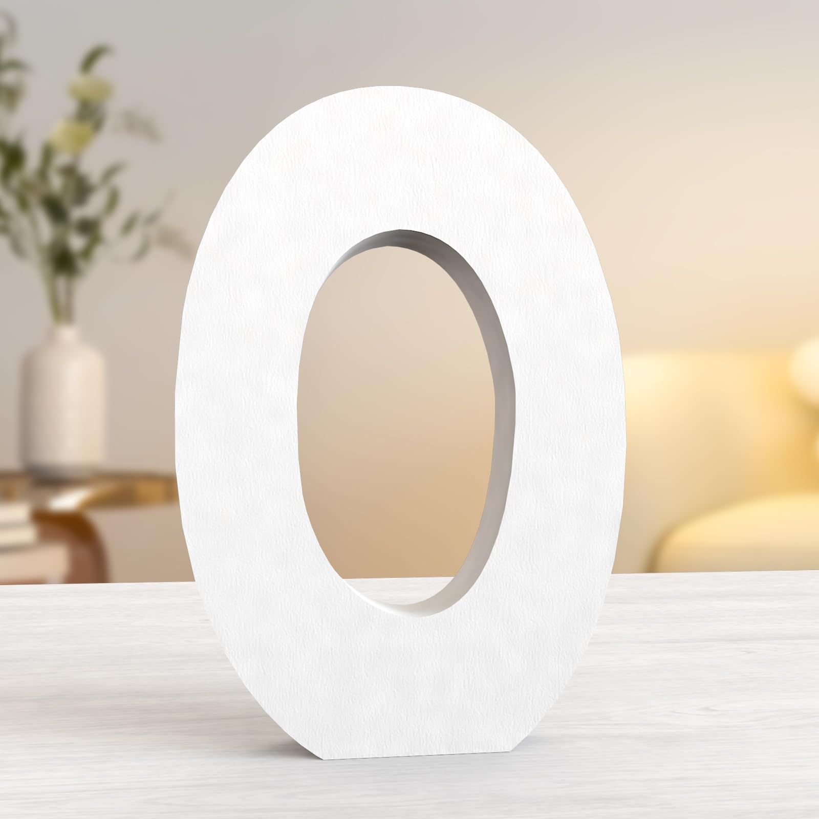 Aruatu 10 Inch White Wood Numbers Unfinished Wood Numbers for Wall Decor Decorative Standing Numbers Large Letters for wall Decoration for Craft Home Party Projects (0)