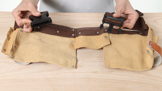 Borsa Per Attrezzi In Pelle Per Appaltatori - 170Mm X 180Mm X 450Mm - Foto 7