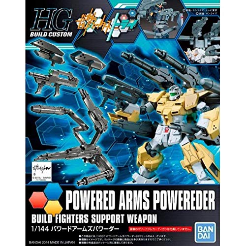 Bandai 1/144 Scale Kit HG Build Custom 014 Powered ARMS POWEREDER miniatura 1